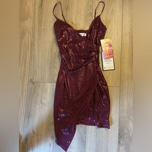 Brand new size small  chartreuse colored cocktail dress